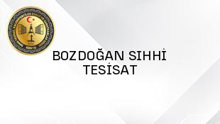 BOZDOĞAN SIHHİ TESİSAT